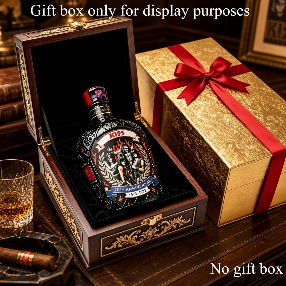 Vintage Collectible Liquor Bottles - Decantador de Whisky YING-KISS con Diseño