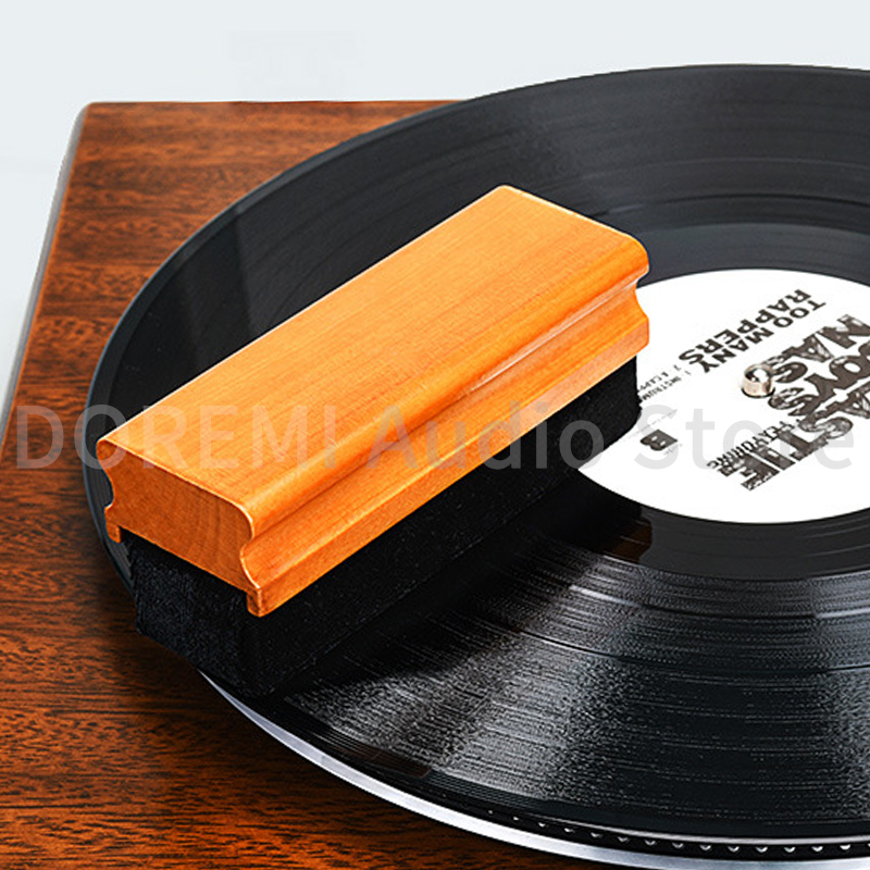 Vinyl Record Cleaner - Limpiador de cepillo de limpieza de
