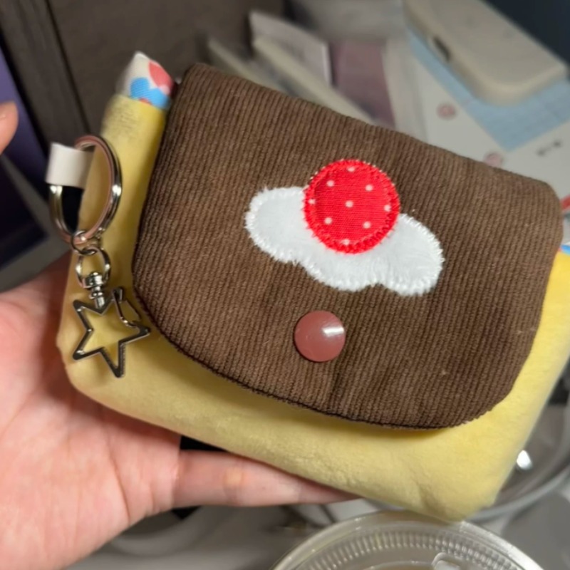 Small Vintage Collectible Items - Bolsa de cámara de felpa estilo