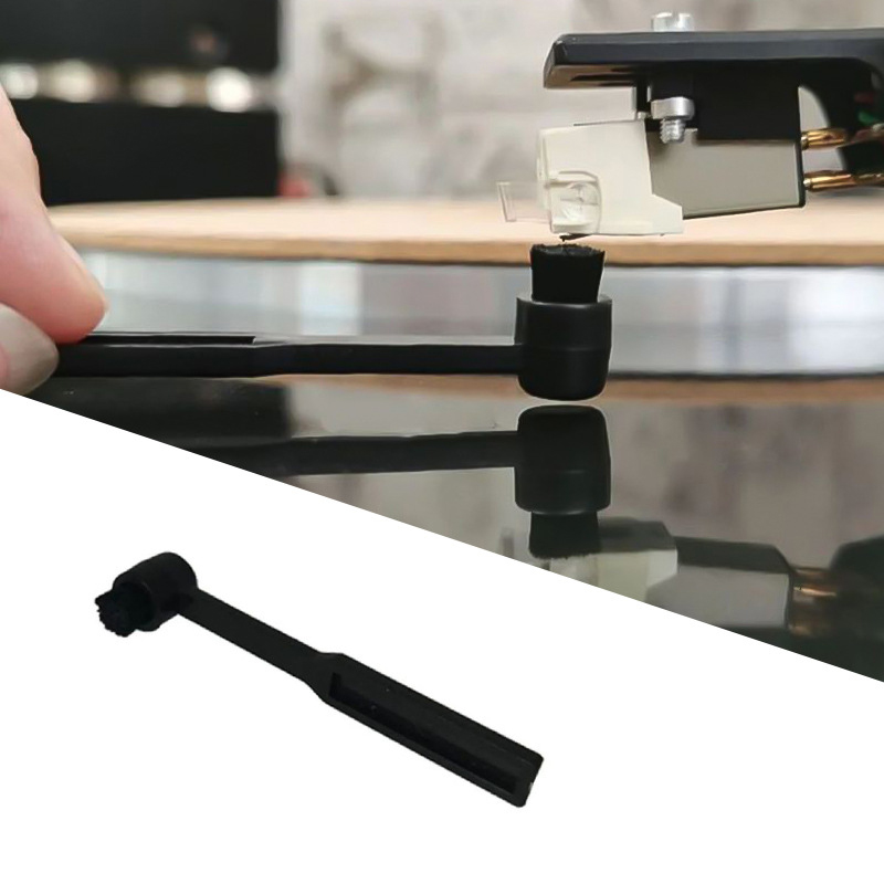 Vinyl Record Cleaner - Cepillo óptico de cartucho para tocadiscos,