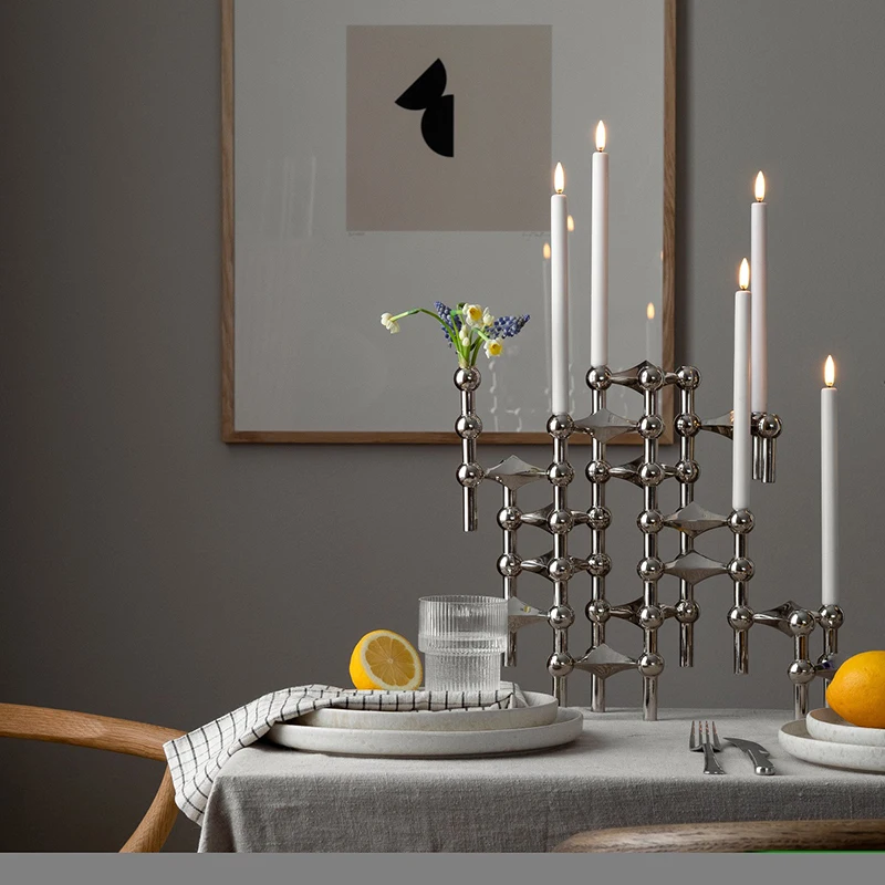 Candelabro de Metal Danés con  - Collectible Vintage Matches reseña y precio