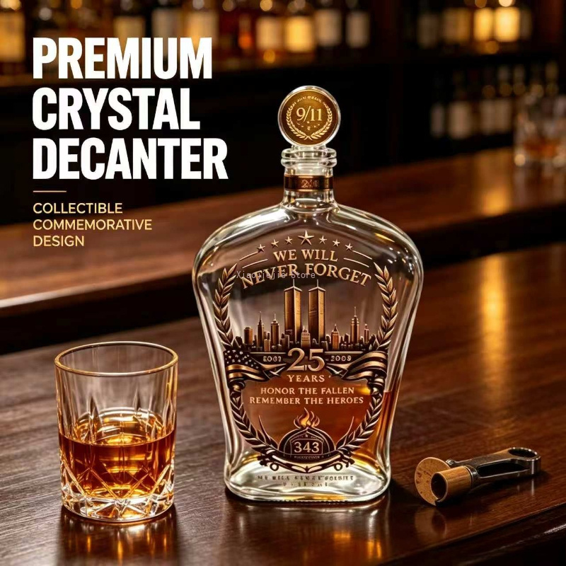 Decantador de licor de cristal - Vintage Collectible Liquor Bottles reseña y precio