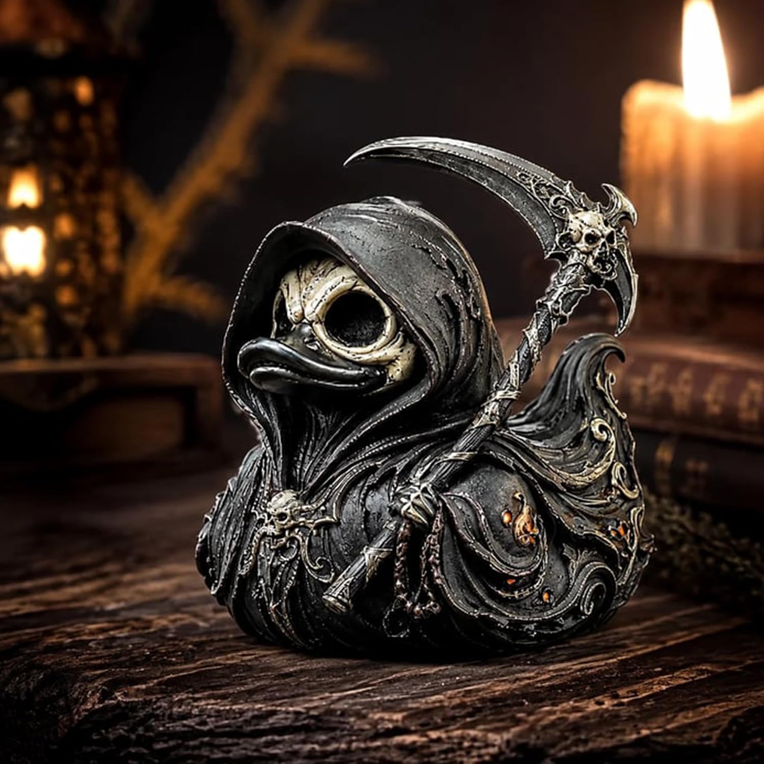 Pato Coleccionable Gótico Grim - Vintage Collectible Figurines reseña y precio