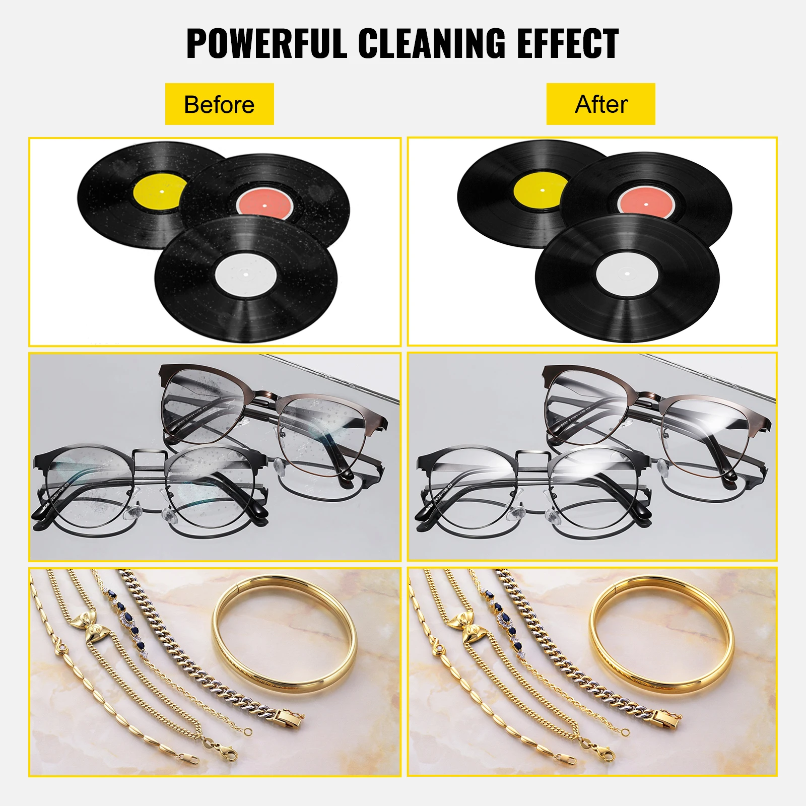 Limpiador ultrasónico de disco - Vinyl Record Cleaner reseña y precio