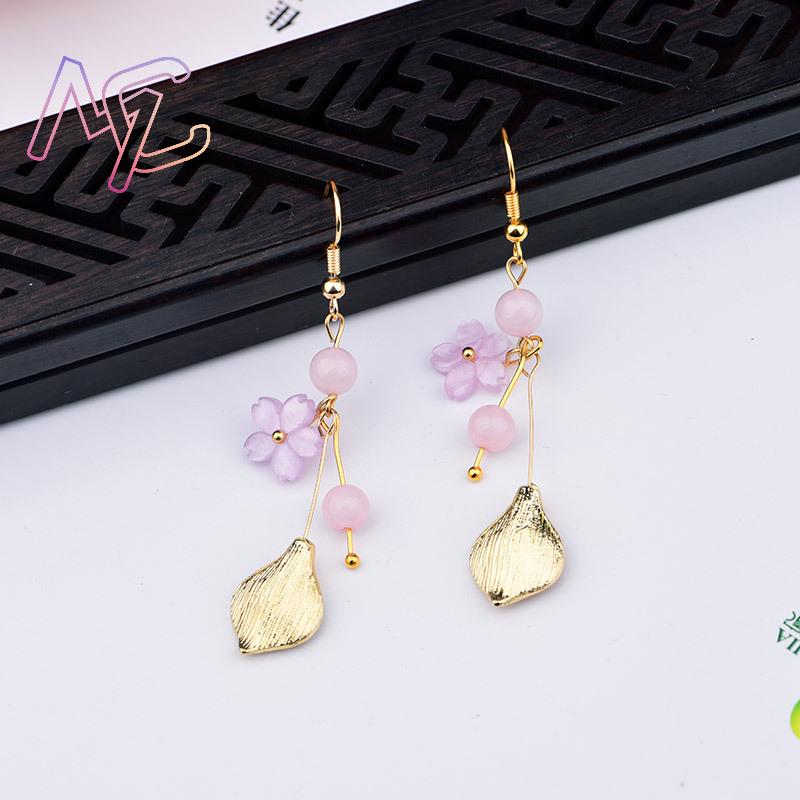 Pendientes de flores de Jade N - Vintage Item reseña y precio