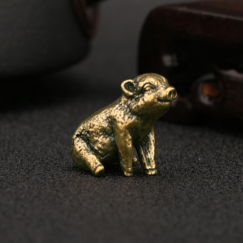 Cerdo del zodiaco chino Retro, - Vintage Collectible Christmas Ornaments reseña y precio