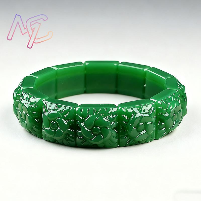 Pulsera de flor de Jade Real,  - Vintage Item reseña y precio