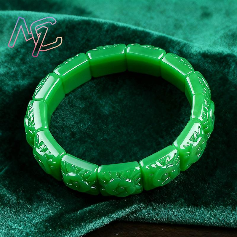 Pulsera de flor de Jade Real,  - Vintage Item reseña y precio